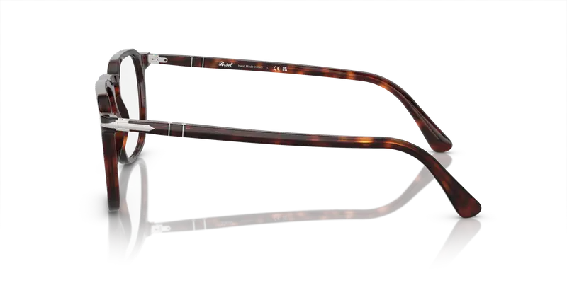 Persol Unisex PO3337V 24 Montature da vista Acetato Tartaruga Trasparente Pantos Normale miniatura 3