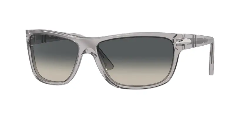 Persol Unisex PO3342S  309/71 Occhiali da sole Acetato Grigio Grigio Squadrata Normale Sfumato