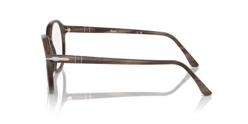 Persol Unisex PO3343V 1208 Montature da vista Acetato Tartaruga Trasparente Pantos Normale miniatura 3