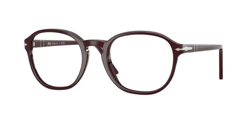 Unisex PO3343V 1241 Montature da vista Acetato Viola Trasparente Pantos Normale