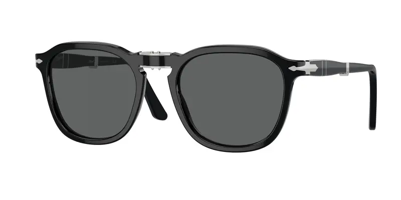Persol Unisex PO3345S  95/B1 Occhiali da sole Acetato Nero Grigio Squadrata Normale