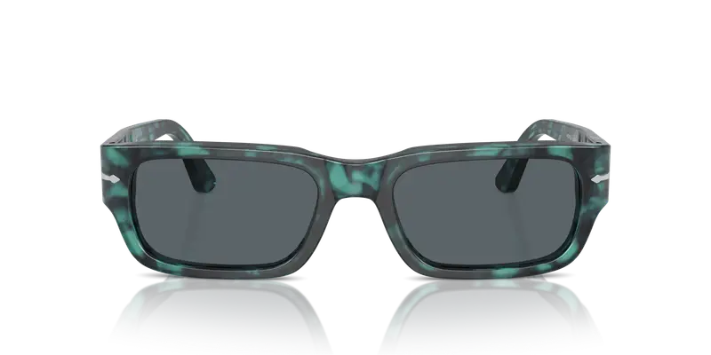 Persol Unisex PO3347S ADRIEN 1211R5 Occhiali da sole Acetato Blu Blu Squadrata Normale Antiriflesso miniatura 2