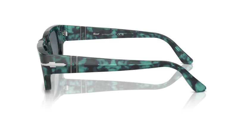 Persol Unisex PO3347S ADRIEN 1211R5 Occhiali da sole Acetato Blu Blu Squadrata Normale Antiriflesso miniatura 3