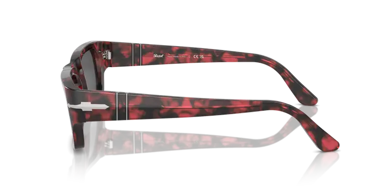 Persol Unisex PO3347S ADRIEN 1212B1 Occhiali da sole Acetato Tartaruga Grigio Squadrata Normale miniatura 3