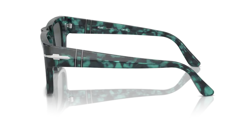 Persol Unisex PO3348S 1211B1 Occhiali da sole Acetato Blu Grigio Squadrata Normale miniatura 3