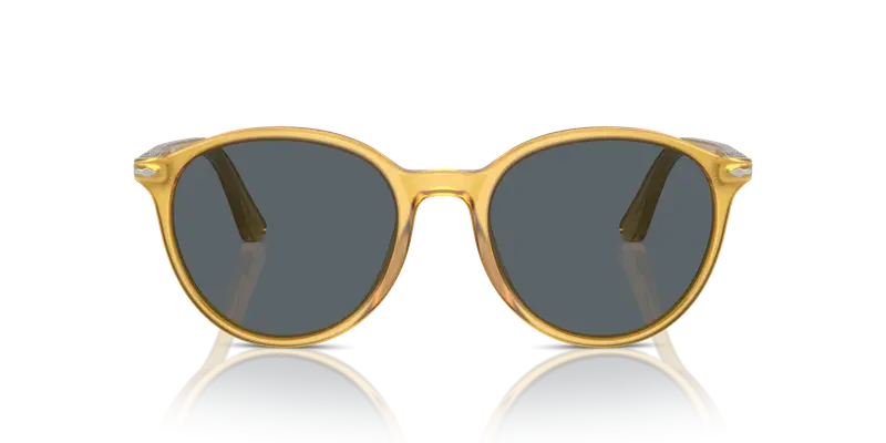 Persol Unisex PO3350S 204/R5 Occhiali da sole Acetato Giallo Blu Pantos Normale Antiriflesso miniatura 2