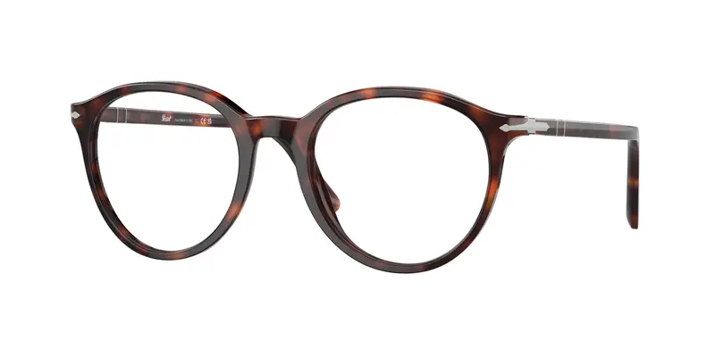 Persol Unisex PO3353V  24 Montature da vista Acetato Tartaruga Trasparente Pantos Normale
