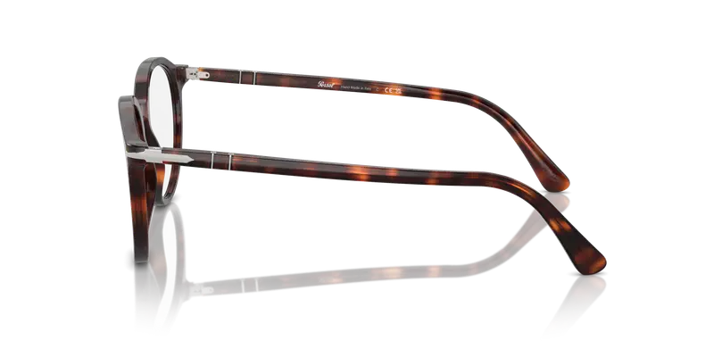 Persol Unisex PO3353V 24 Montature da vista Acetato Tartaruga Trasparente Pantos Normale miniatura 3