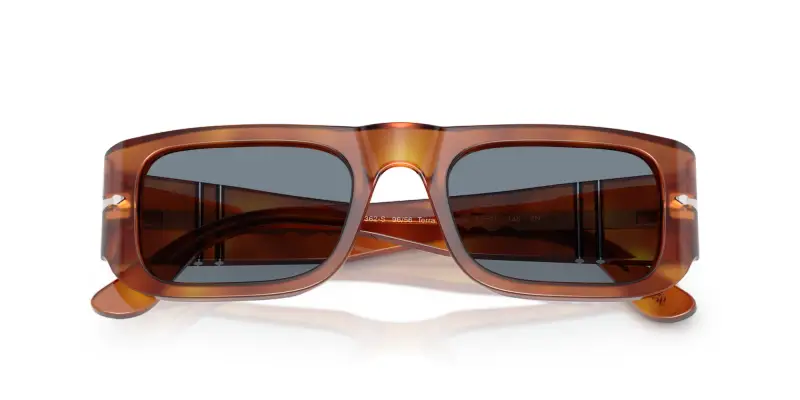 Unisex PO3362S 96/56 Occhiali da sole Acetato Marrone Blu Pillow Normale miniatura 2