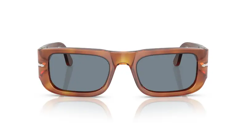 Unisex PO3362S 96/56 Occhiali da sole Acetato Marrone Blu Pillow Normale miniatura 3