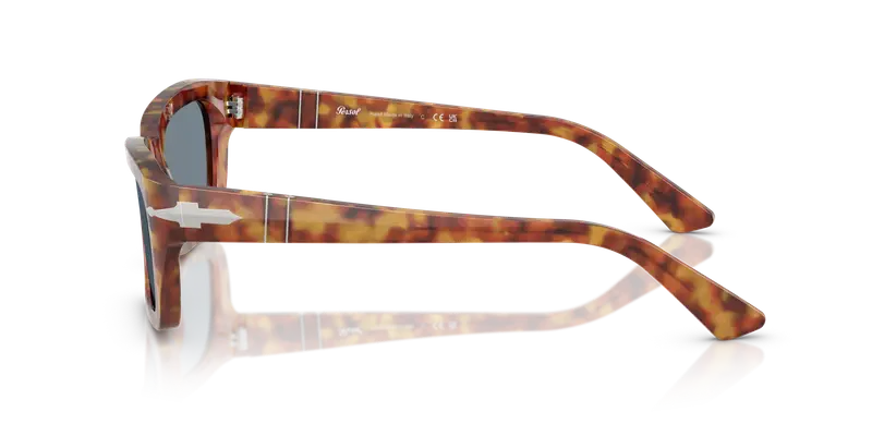 Persol Unisex PO3367S 106/56 Occhiali da sole Acetato Tartaruga Blu Pillow Normale miniatura 3