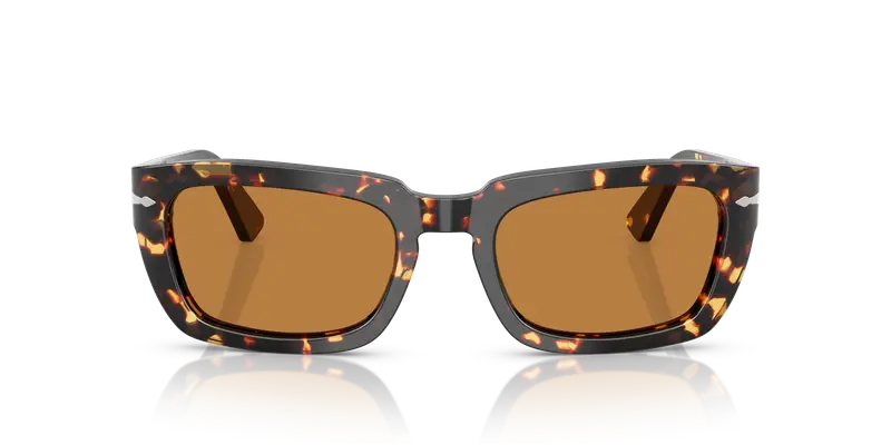 Persol Unisex PO3367S 985/53 Occhiali da sole Acetato Tartaruga Giallo Pillow Normale miniatura 2