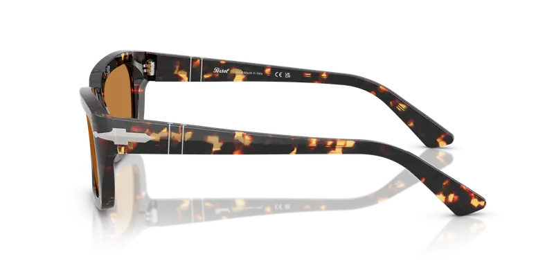 Persol Unisex PO3367S 985/53 Occhiali da sole Acetato Tartaruga Giallo Pillow Normale miniatura 3