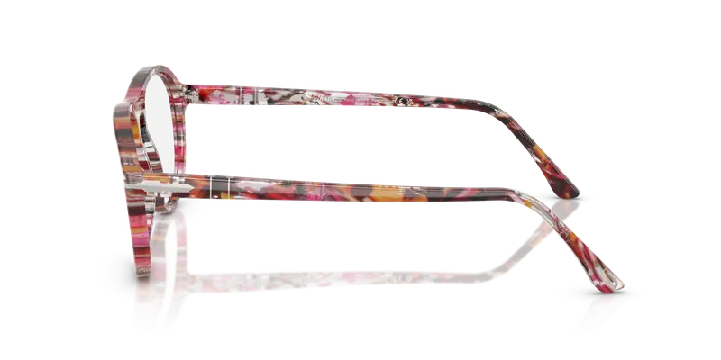 Persol Unisex PO3371V LYNN 1220 Montature da vista Acetato Multi-colore Trasparente Pilot Normale miniatura 3