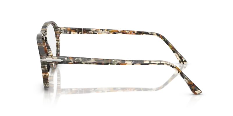 Persol Unisex PO3371V LYNN 1221 Montature da vista Acetato Multi-colore Trasparente Pilot Normale miniatura 3