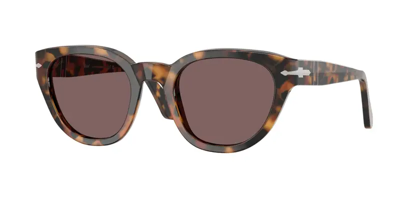 Persol Unisex PO3379S  105253 Occhiali da sole Acetato Tartaruga Viola Farfalla Normale