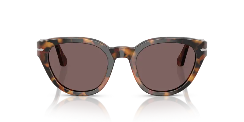 Persol Unisex PO3379S 105253 Occhiali da sole Acetato Tartaruga Viola Farfalla Normale miniatura 2