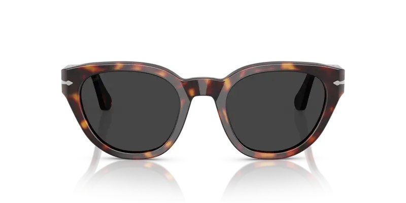 Persol Unisex PO3379S 24/48 Occhiali da sole Acetato Tartaruga Grigio Farfalla Polarizzata miniatura 2