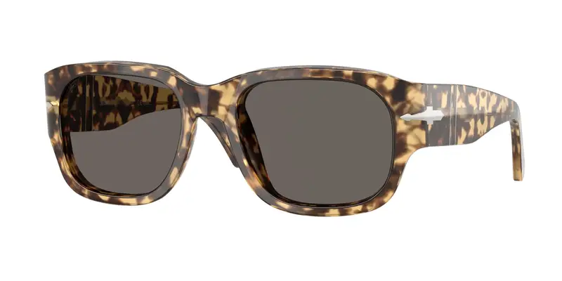 Persol Unisex PO3380S  1056B1 Occhiali da sole Acetato Marrone Grigio Squadrata Normale