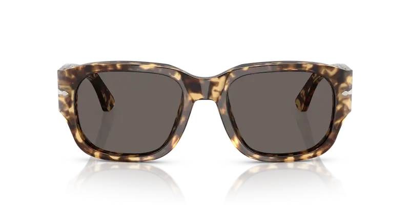 Persol Unisex PO3380S 1056B1 Occhiali da sole Acetato Marrone Grigio Squadrata Normale miniatura 2