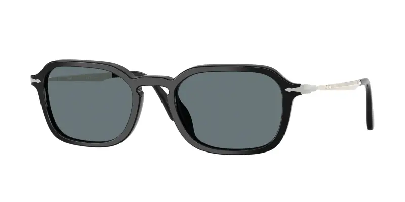 Unisex PO3381S 95/3R Occhiali da sole Acetato Nero Grigio Pantos Polarizzata