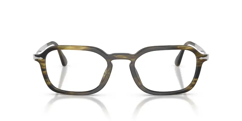 Unisex PO3381V 1237 Montature da vista Acetato Verde Trasparente Pillow Normale miniatura 3