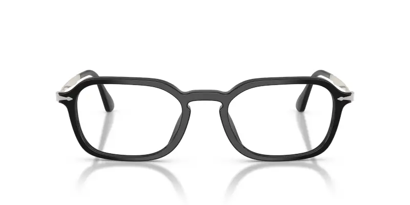 Unisex PO3381V 95 Montature da vista Acetato Nero Trasparente Pillow Normale miniatura 3