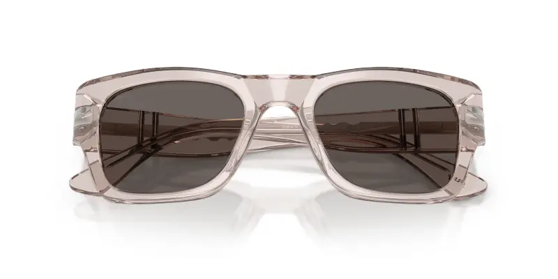 Unisex PO3384S 1229B1 Occhiali da sole Acetato Grigio Grigio Squadrata Normale miniatura 2