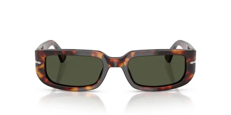 Unisex PO3385S MEL 24/31 Occhiali da sole Acetato Tartaruga Verde Pillow Normale miniatura 3