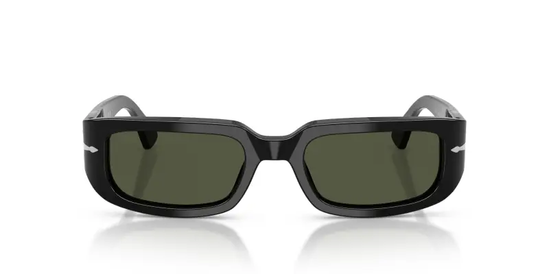 Unisex PO3385S MEL 95/31 Occhiali da sole Acetato Nero Verde Pillow Normale miniatura 3