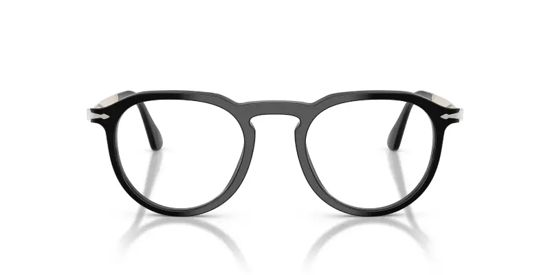 Unisex PO3387V PIER 95 Montature da vista Acetato Nero Trasparente Pillow Normale miniatura 3