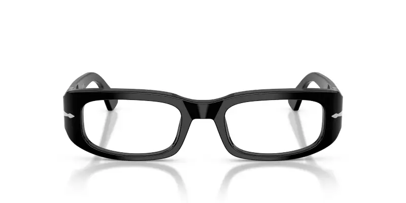 Unisex PO3388V 95 Montature da vista Acetato Nero Trasparente Pillow Normale miniatura 3