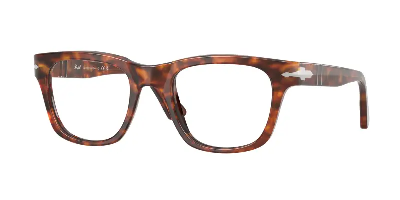 Unisex PO3389V CECIL 24 Montature da vista Acetato Tartaruga Trasparente Squadrata Normale