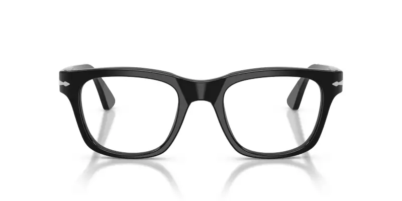 Unisex PO3389V CECIL 95 Montature da vista Acetato Nero Trasparente Squadrata Normale miniatura 3