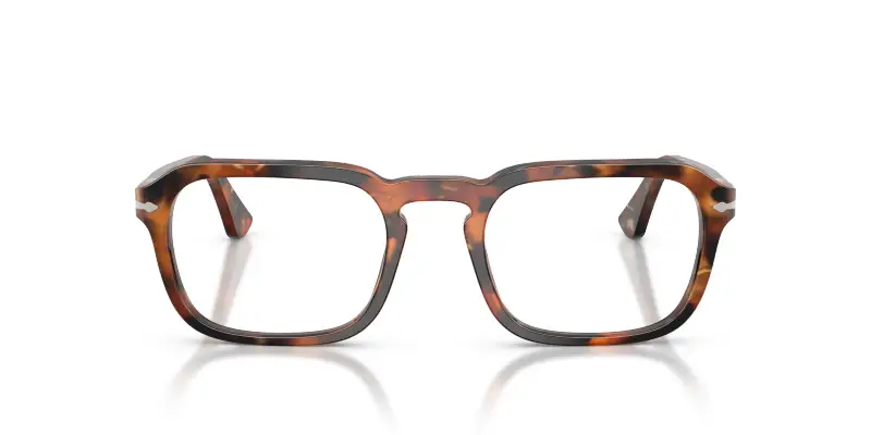 Unisex PO3390V 1231 Montature da vista Acetato Marrone Trasparente Squadrata Normale miniatura 3