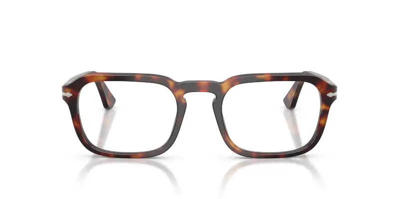 Unisex PO3390V 24 Montature da vista Acetato Tartaruga Trasparente Squadrata Normale miniatura 3