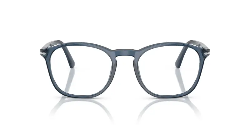 Uomo Persol PO3007VM 1197 Montature da vista Acetato Blu Squadrata Normale miniatura 3