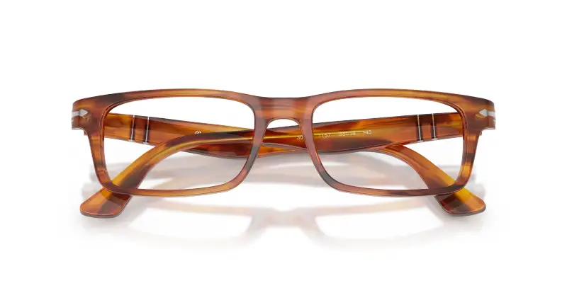 Uomo Persol PO3050V 1157 Montature da vista Acetato Tartaruga Trasparente Squadrata Normale miniatura 2