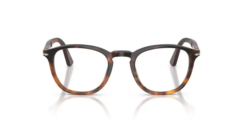 Uomo Persol PO3143V 1160 Montature da vista Acetato Tartaruga Trasparente Rotonda Normale miniatura 3