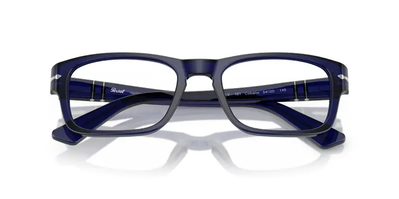Uomo Persol PO3364V 181 Montature da vista Acetato Blu Squadrata Normale miniatura 2
