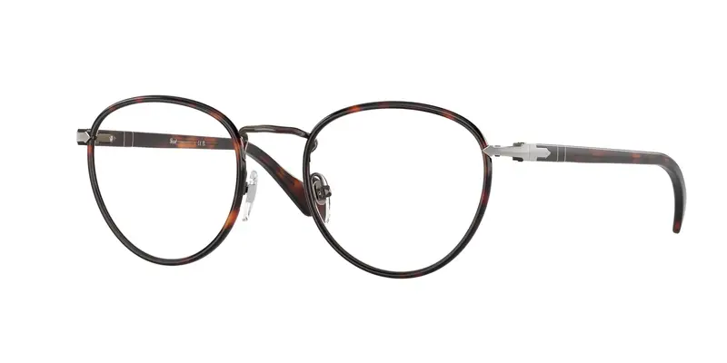 Persol Uomo PO2410VJ  992 Montature da vista Metallo Marrone Trasparente Pantos Normale