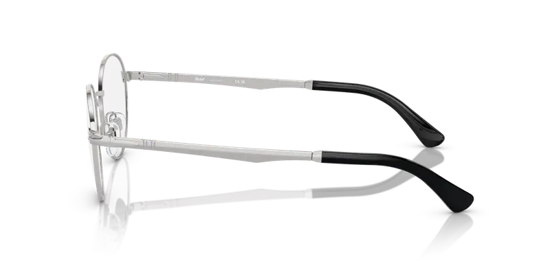 Persol Uomo PO2460V 1074 Montature da vista Metallo Nero Trasparente Pantos Normale miniatura 3