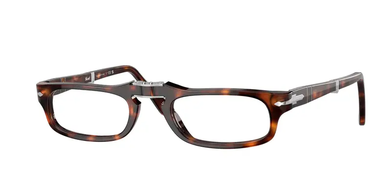Persol Uomo PO2886V  24 Montature da vista Acetato Tartaruga Trasparente Squadrata Normale