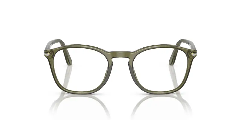 Uomo PO3007V 1142 Montature da vista Acetato Verde Trasparente Squadrata Normale miniatura 3