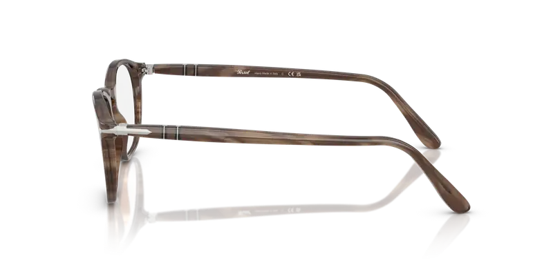 Persol Uomo PO3007V 1208 Montature da vista Acetato Tartaruga Trasparente Squadrata Normale miniatura 3