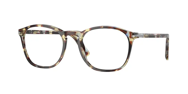Persol Uomo PO3007VM 1058 Montature da vista Plastica Marrone  Squadrata