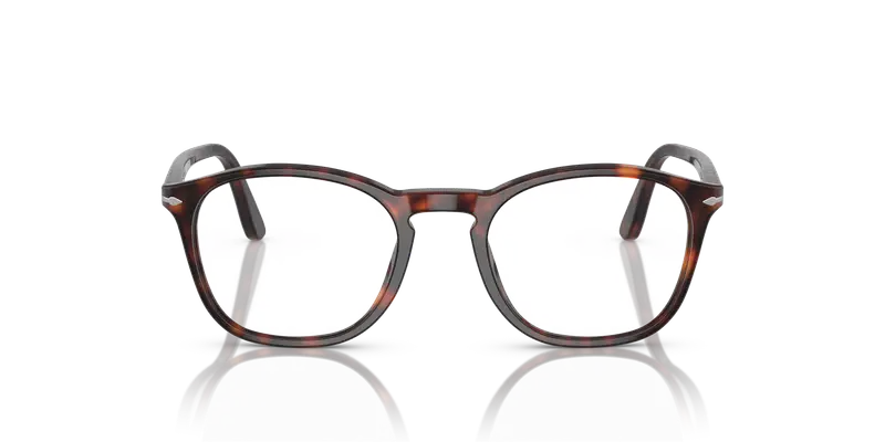 Persol Uomo PO3007VM 24 Montature da vista Acetato Tartaruga Trasparente Squadrata Normale miniatura 2