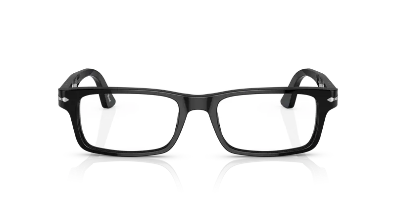 Persol Uomo PO3050V 95 Montature da vista Acetato Nero Trasparente Squadrata Normale miniatura 2