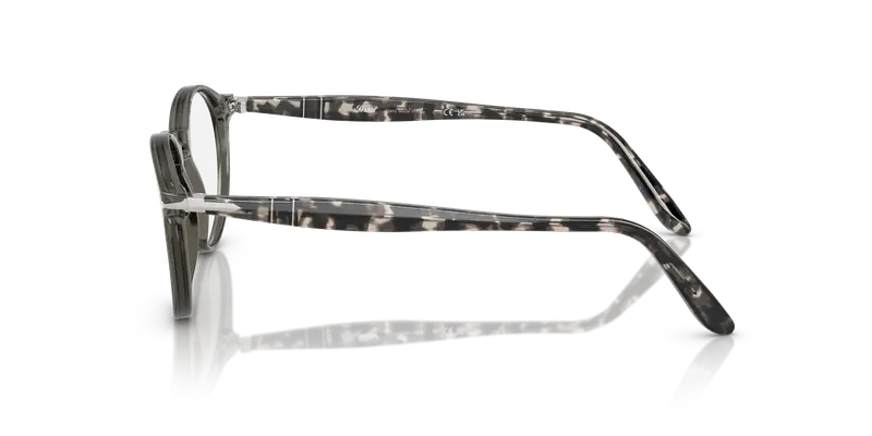 Persol Uomo PO3092V 1219 Montature da vista Acetato Grigio Trasparente Pantos Normale miniatura 3