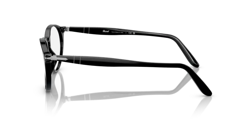 Persol Uomo PO3092V 9014 Montature da vista Acetato Nero Trasparente Pantos Normale miniatura 3